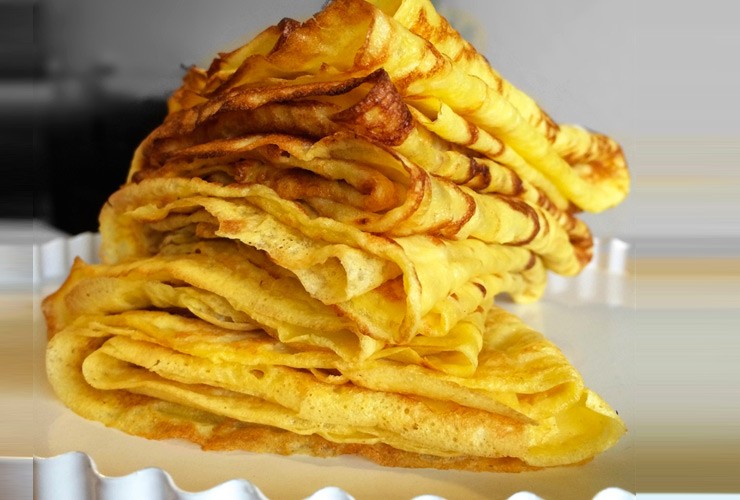 Réaliser une traditionnelle crêpe vanille-rhum